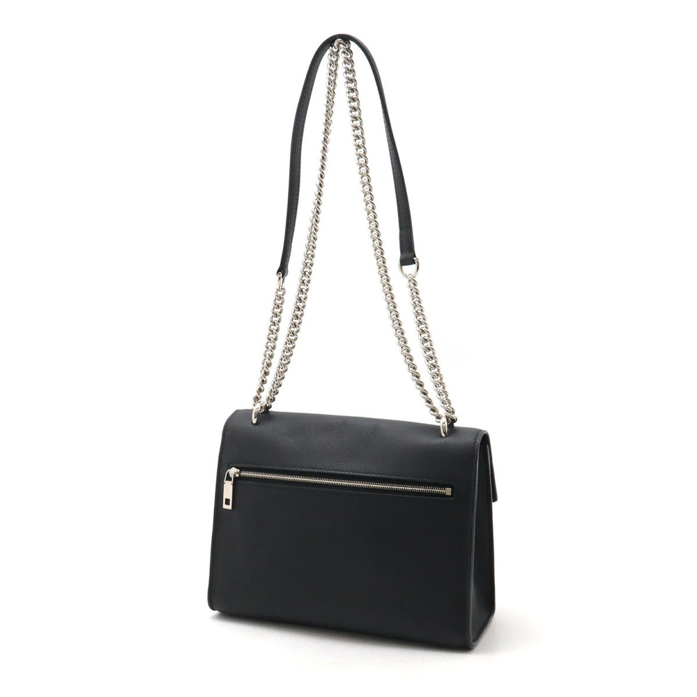 Louis Vuitton Leather Black Bag Chain MyLockme Shoulder Noir Black